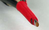 伊勢型紙：道具彫りの道具「きく」NO.5の刃先