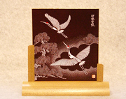 色紙立て（胡麻竹）飾り方