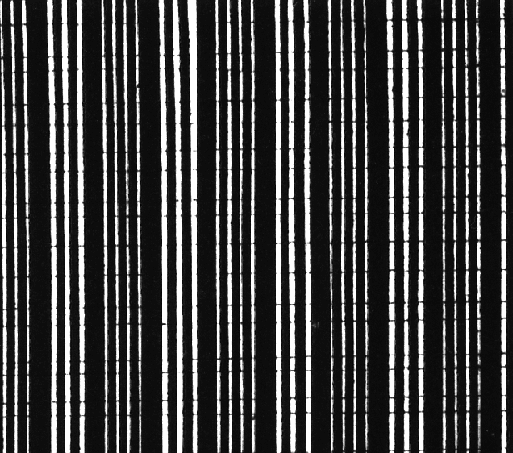 伊勢型紙の彫刻技法：縞彫り