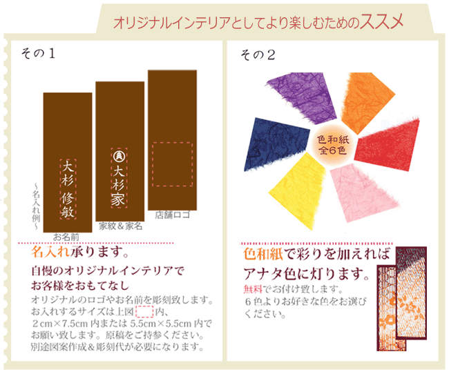 オリジナルのすすめその１とその２