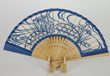 folding fan "Ayame"Snake lily