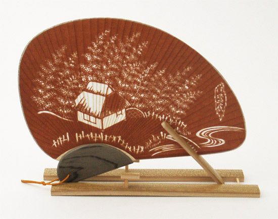 round fan type1 Tikurin Bamboo grove