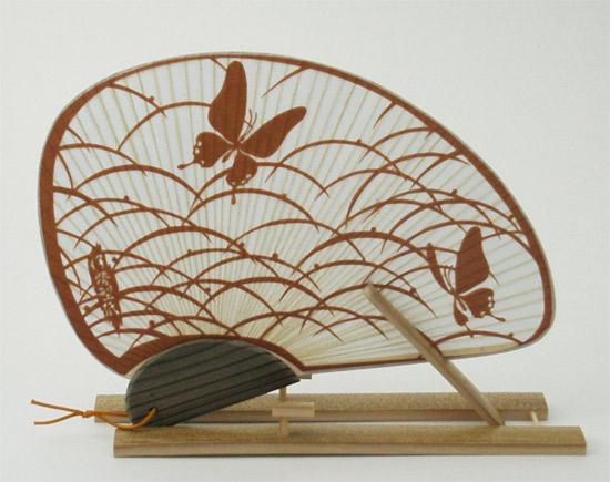 round fan type1 Tyou Butterfly