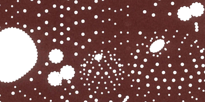 型紙付き図案-クリスマス-１０【クリスマスキャンドル】部分拡大