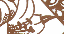型紙付き図案-花文様-19拡大