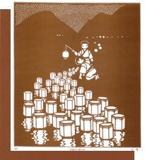 日本の一年-22(灯籠流し)