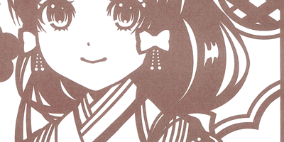 型紙付き図案-お雛さま-３５【雛衣装おとめ】部分拡大