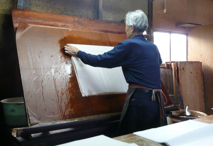 渋紙作り（原料・製造工程）について ／ 株式会社大杉型紙工業