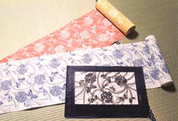 paper pattern and Kimono
