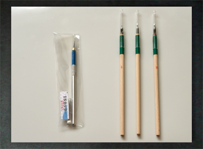 伊勢型紙の彫刻道具A（ＩＳ）セット ￥8,785